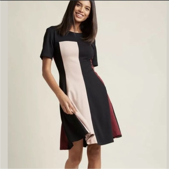 Anthropologie Dresses & Skirts - ANTHROPOLOGIE HUTCH Colorblock Dress Women Size XS